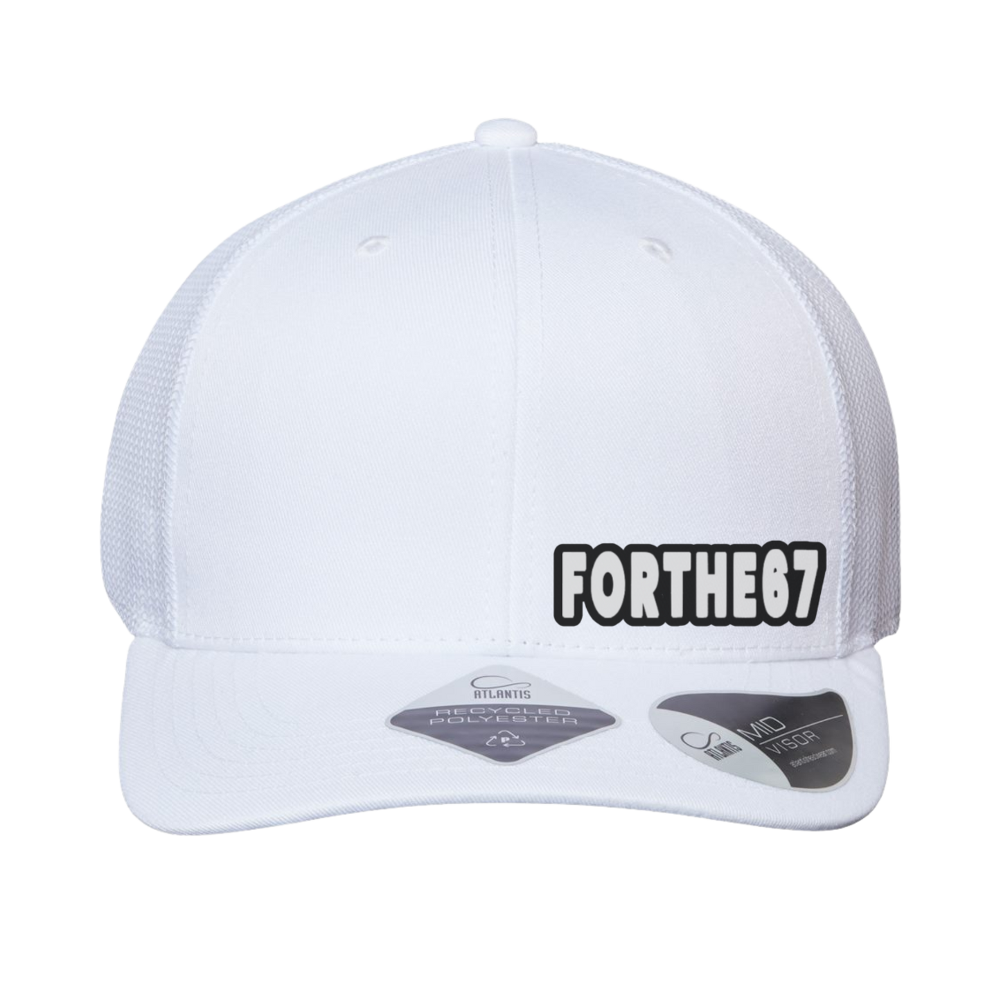 FORTHE67 Trucker Hat (White)