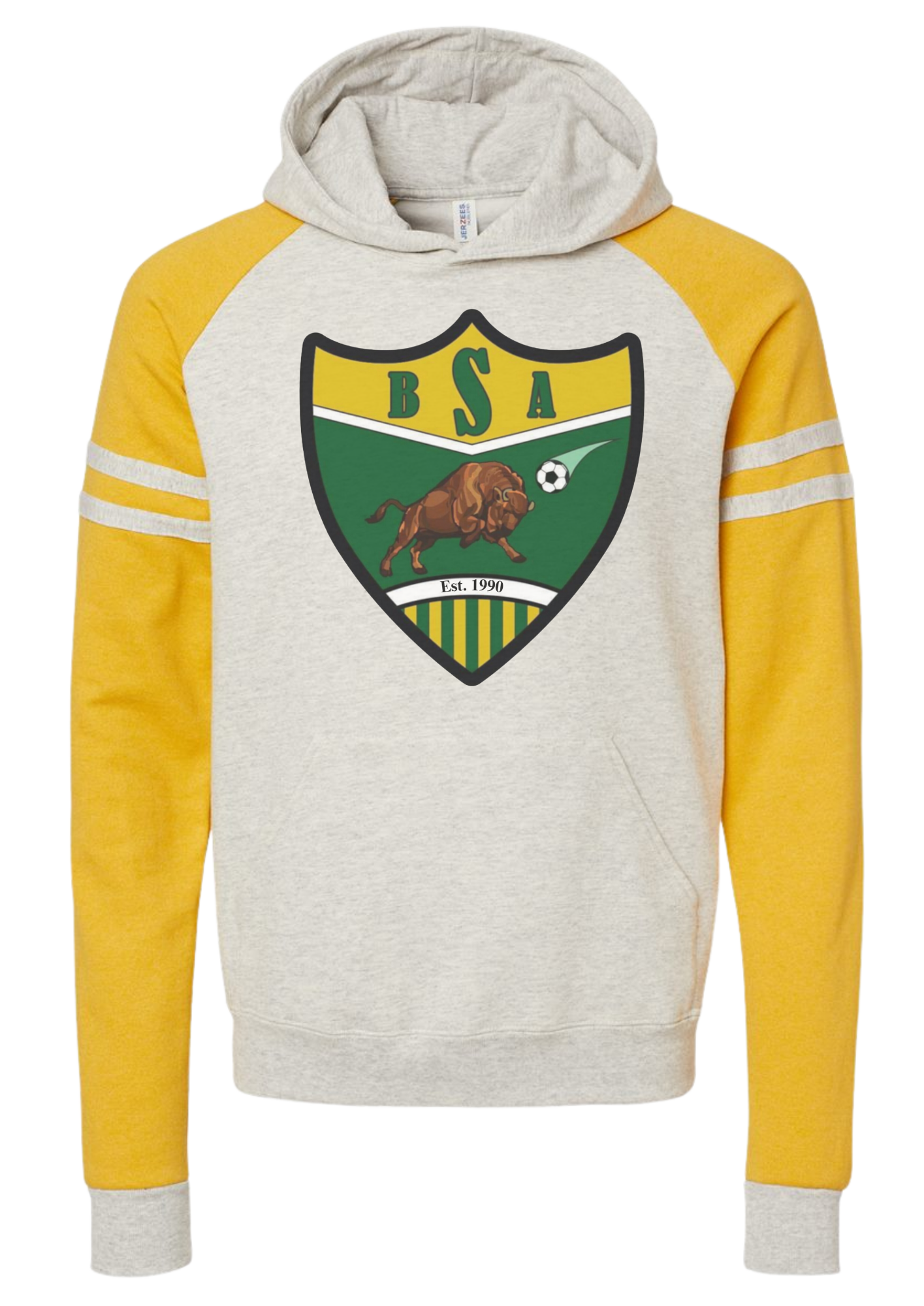 Benton Soccer Association Hoodie Yellow
