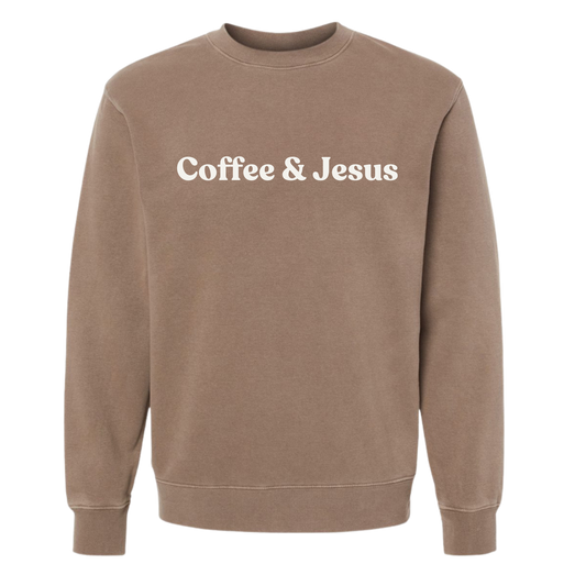 Coffee and Jesus Ultimate Soft Crewneck