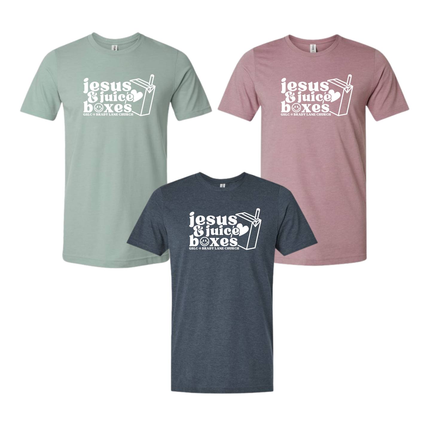 Jesus and Juice Boxes Adult Tee