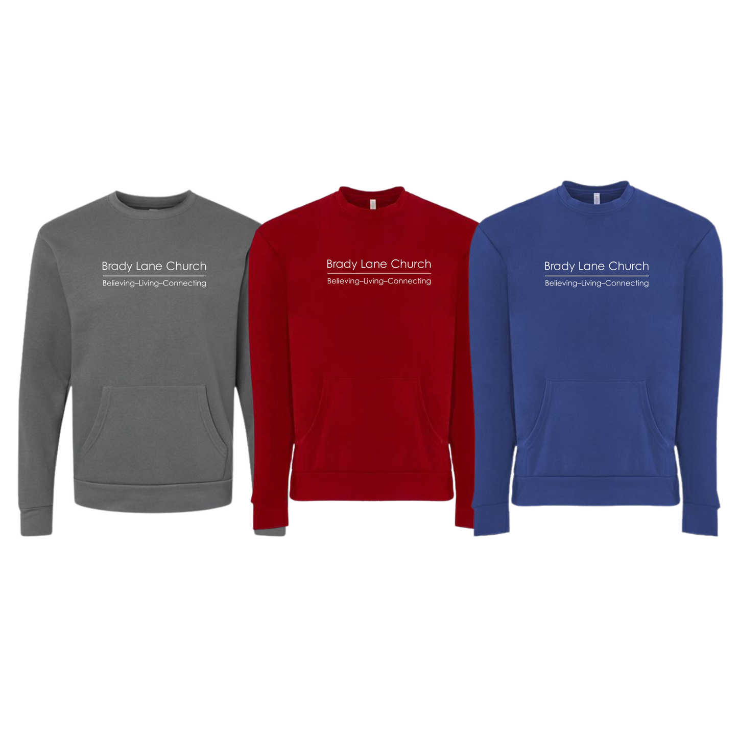 Signature Brady Lane Church Pocket Crewneck