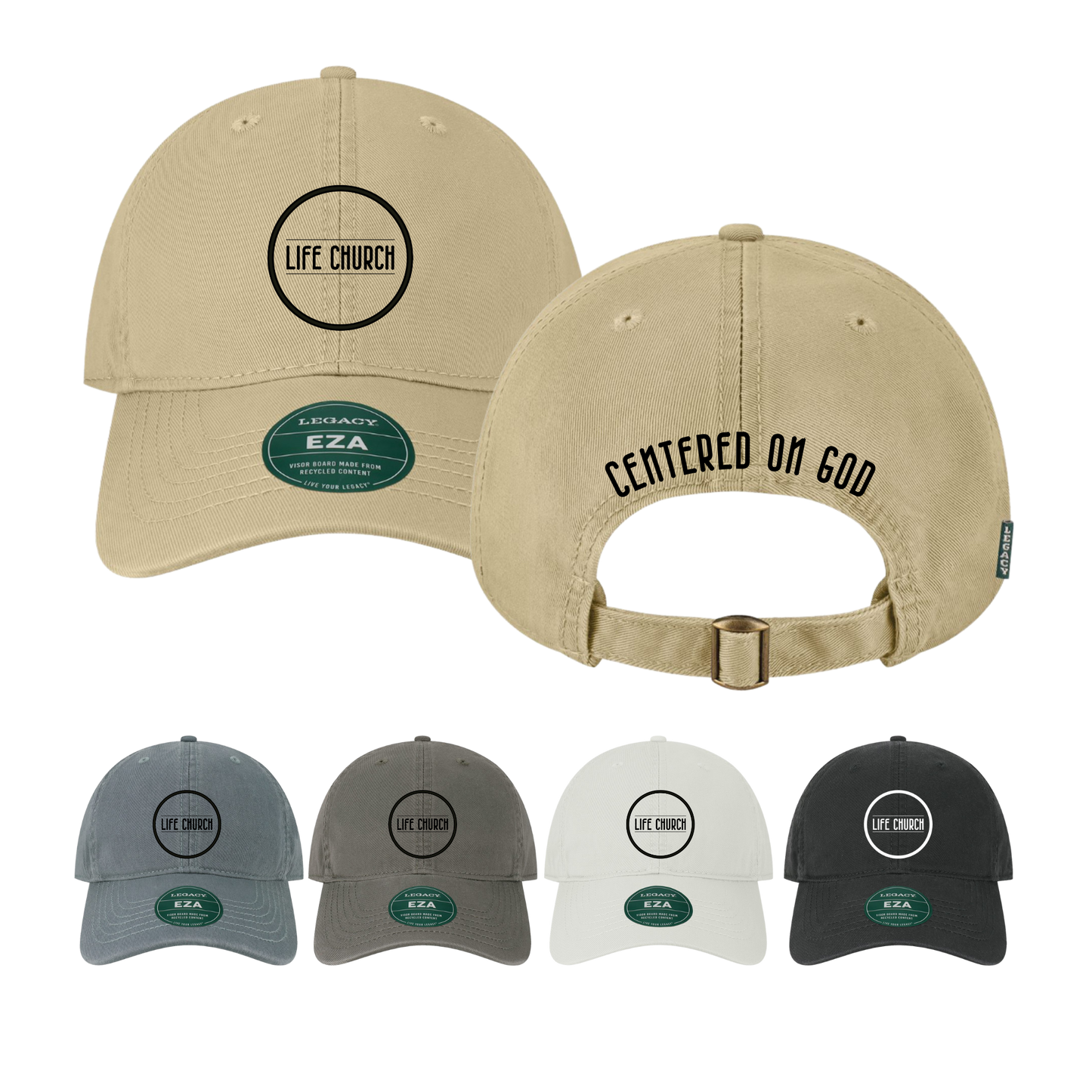 Life Church "Centered on God" Relaxed Twill Dad Hat