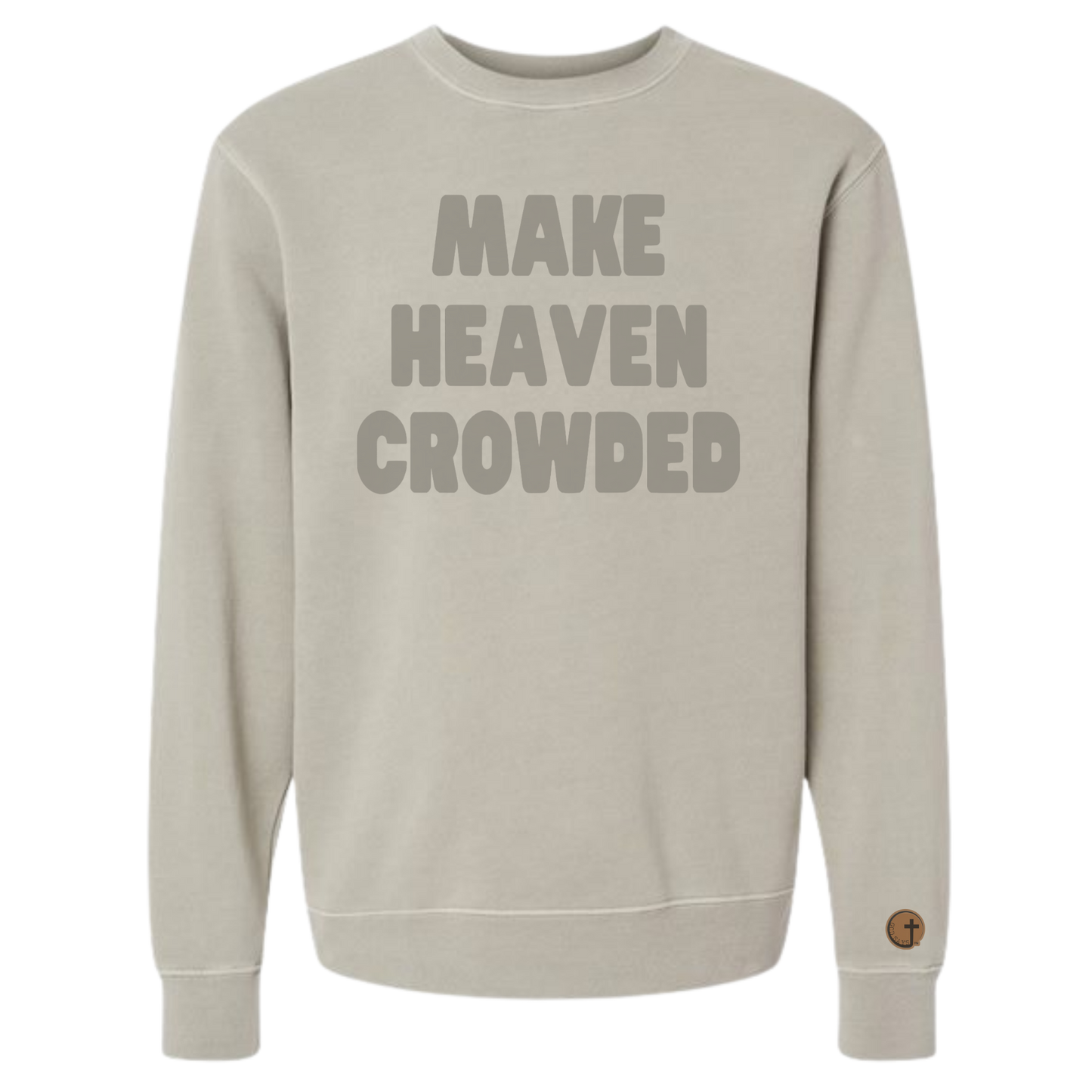 Make Heaven Crowded Ultimate Soft Crewneck Cement Gray