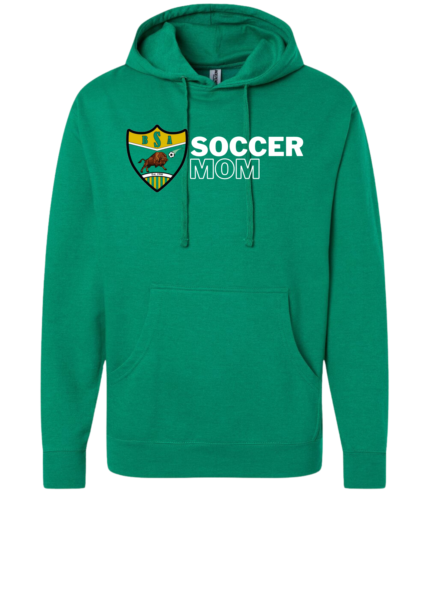 Benton Soccer Association SOCCER MOM Hoodie