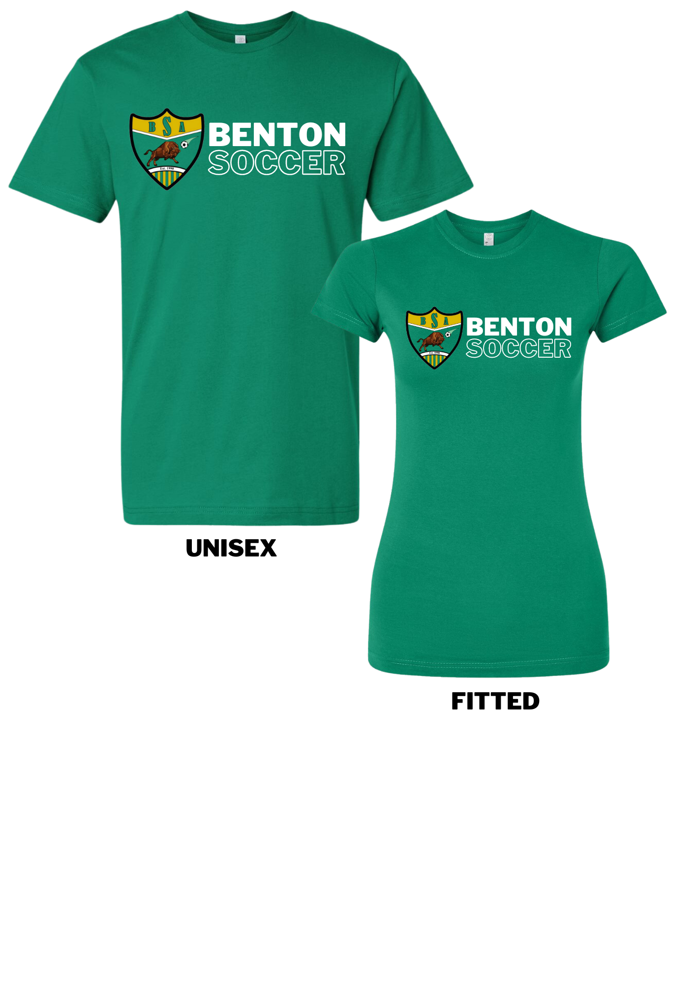 Benton Soccer T-shirt Green