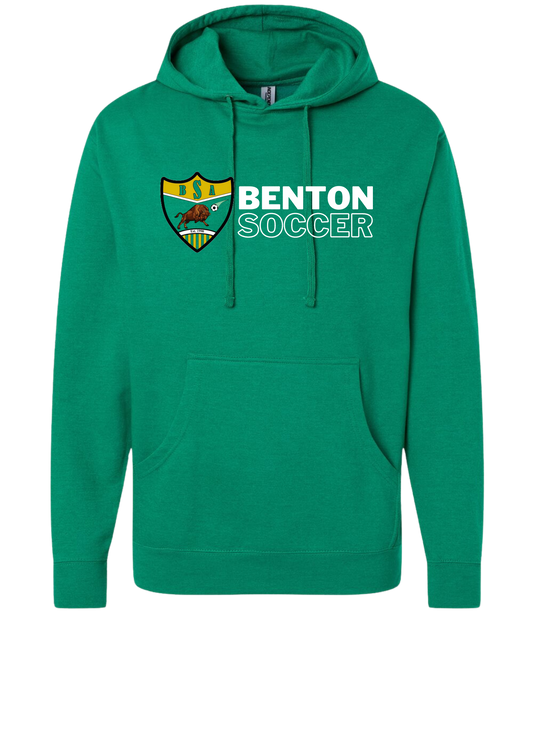 Benton Soccer Association Hoodie Green