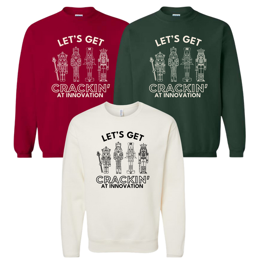 Let's Get Crackin' at Innovation Church Crewneck Sweatshirt