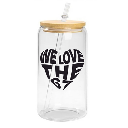 WE LOVE THE 67 Glass Tumbler