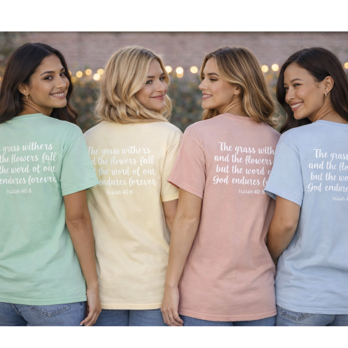 WOVEN Isaiah 40:8 Comfort Colors Tee