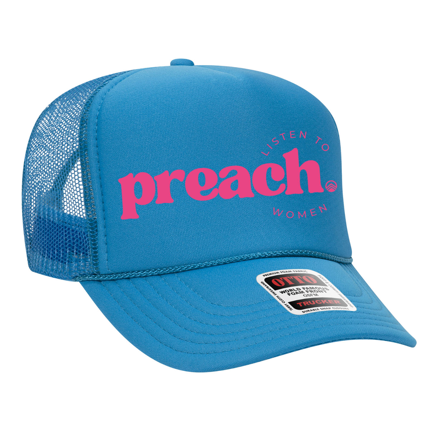 PREACH Trucker - Electric Blue