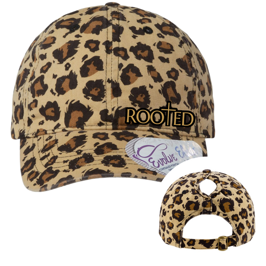 Life Church "Rooted Series" Leopard Print Womens Cap