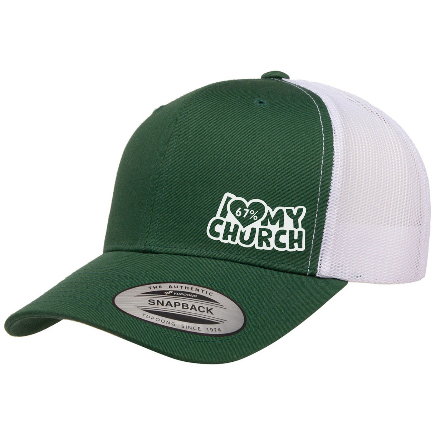 I LOVE MY CHURCH '67 Trucker Hat