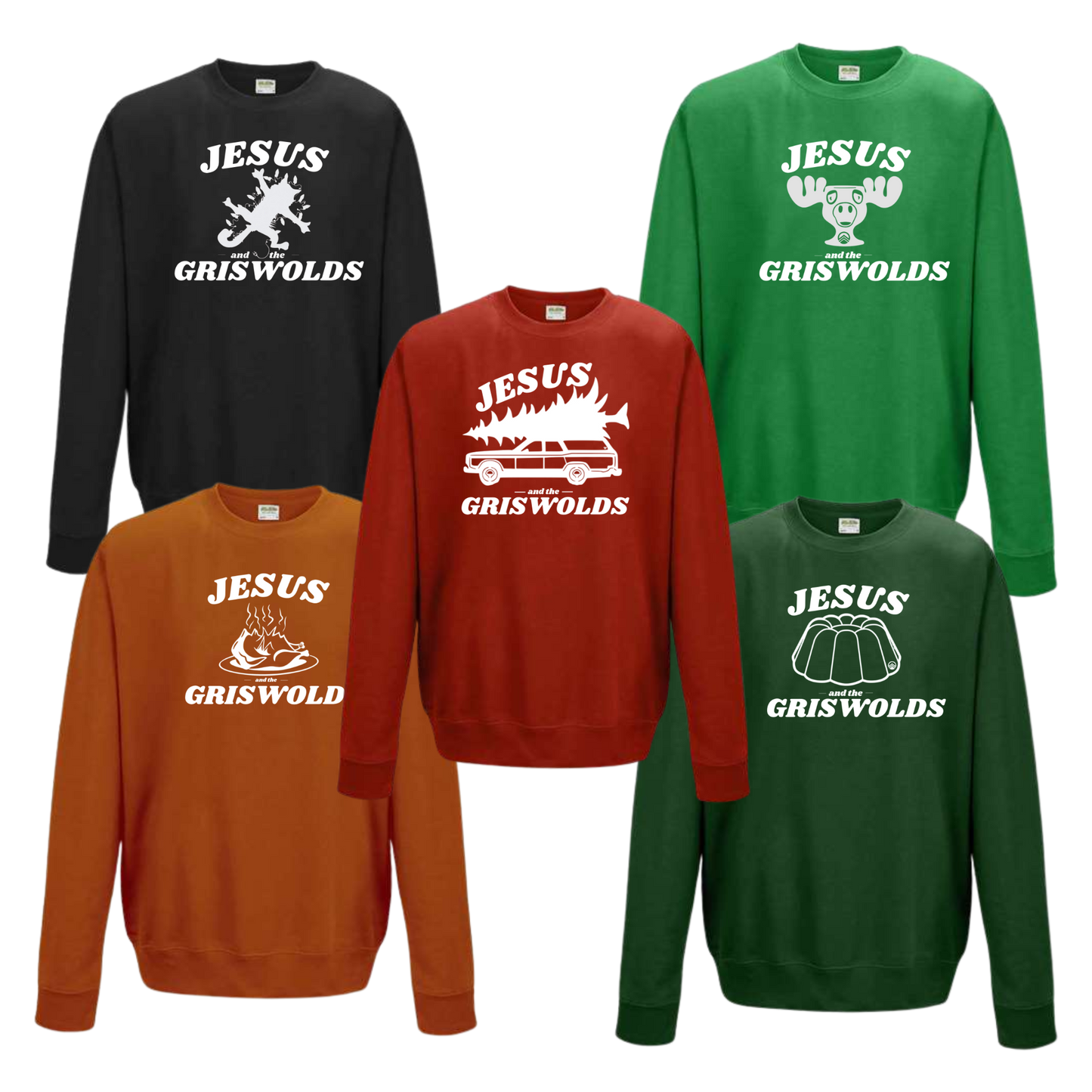 Jesus and the Griswolds at Innovation Church Crewneck Sweatshirt