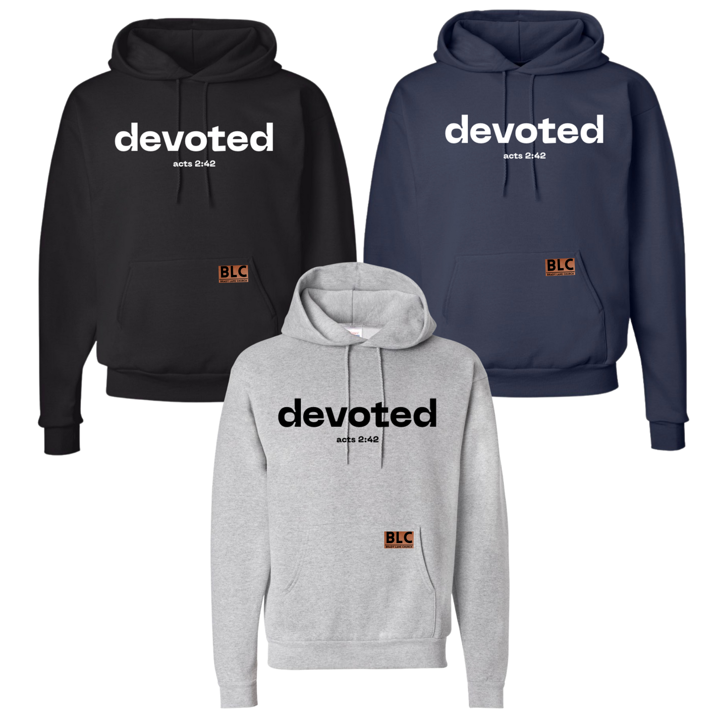 Devoted - Acts 2:42 Hoodie