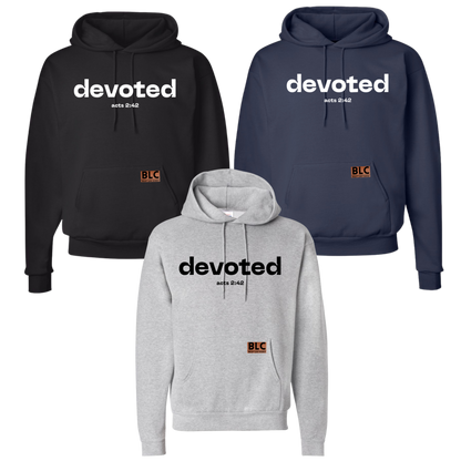 Devoted - Acts 2:42 Hoodie
