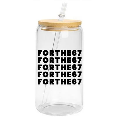 FORTHE67 Glass Tumbler