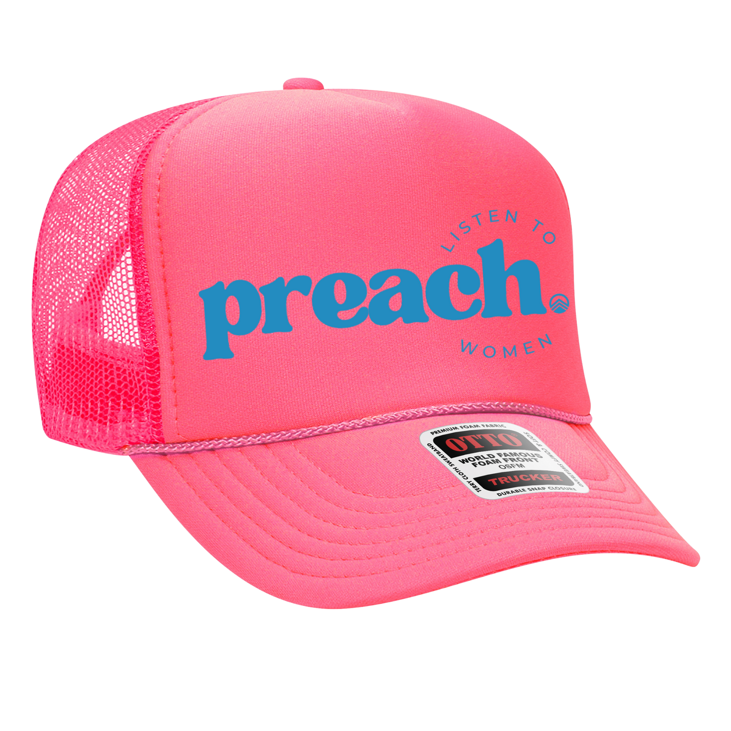PREACH Trucker -  Hot Pink