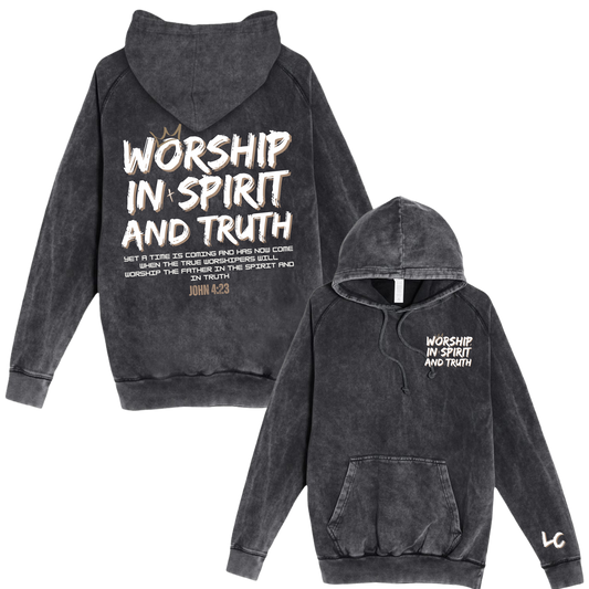 Worship in Spirit and Truth Vintage Raglan Hoodie