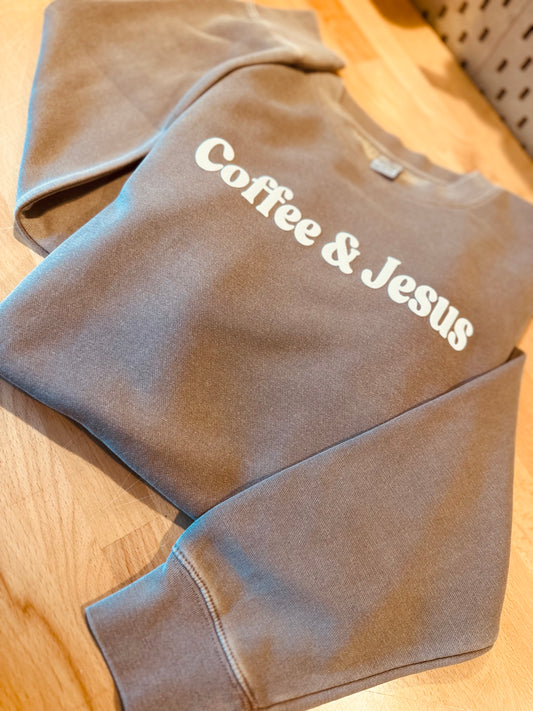 Coffee and Jesus Ultimate Soft Crewneck