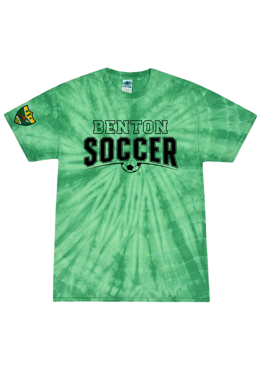 Benton Soccer Green Tie Dye