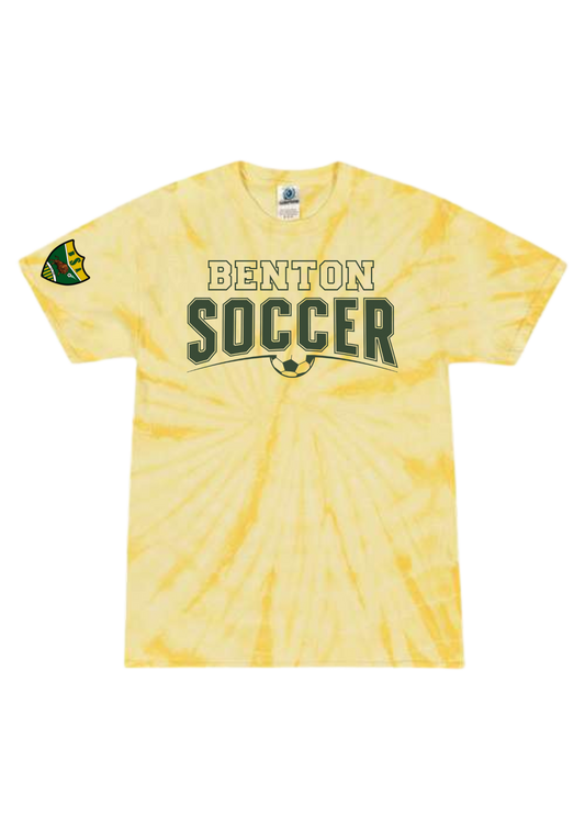 Benton Soccer Yellow Tie Dye