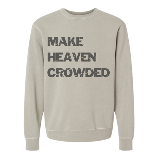 Make Heaven Crowded Ultimate Soft Crewneck Cement Gray