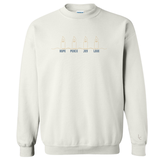 Hope Peace Joy Love Crewneck