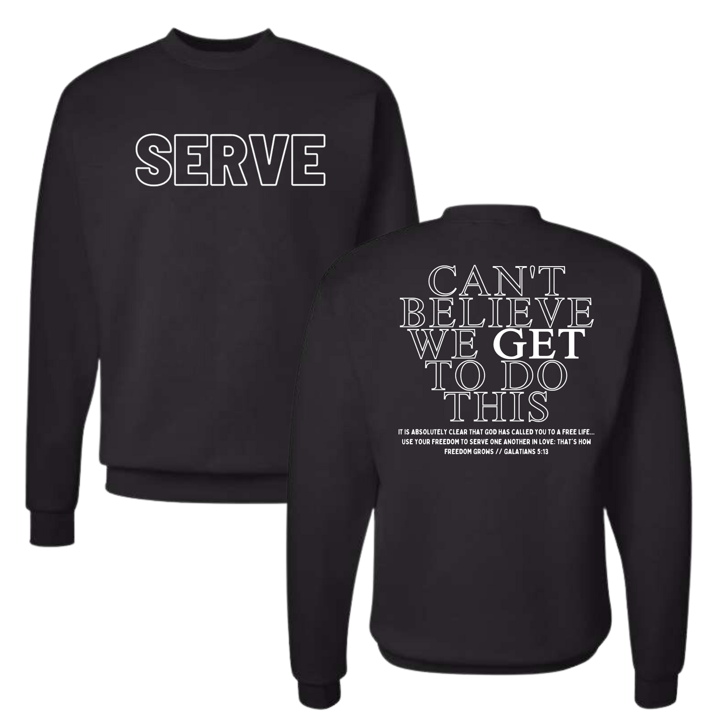 Life Church SERVE Crewneck