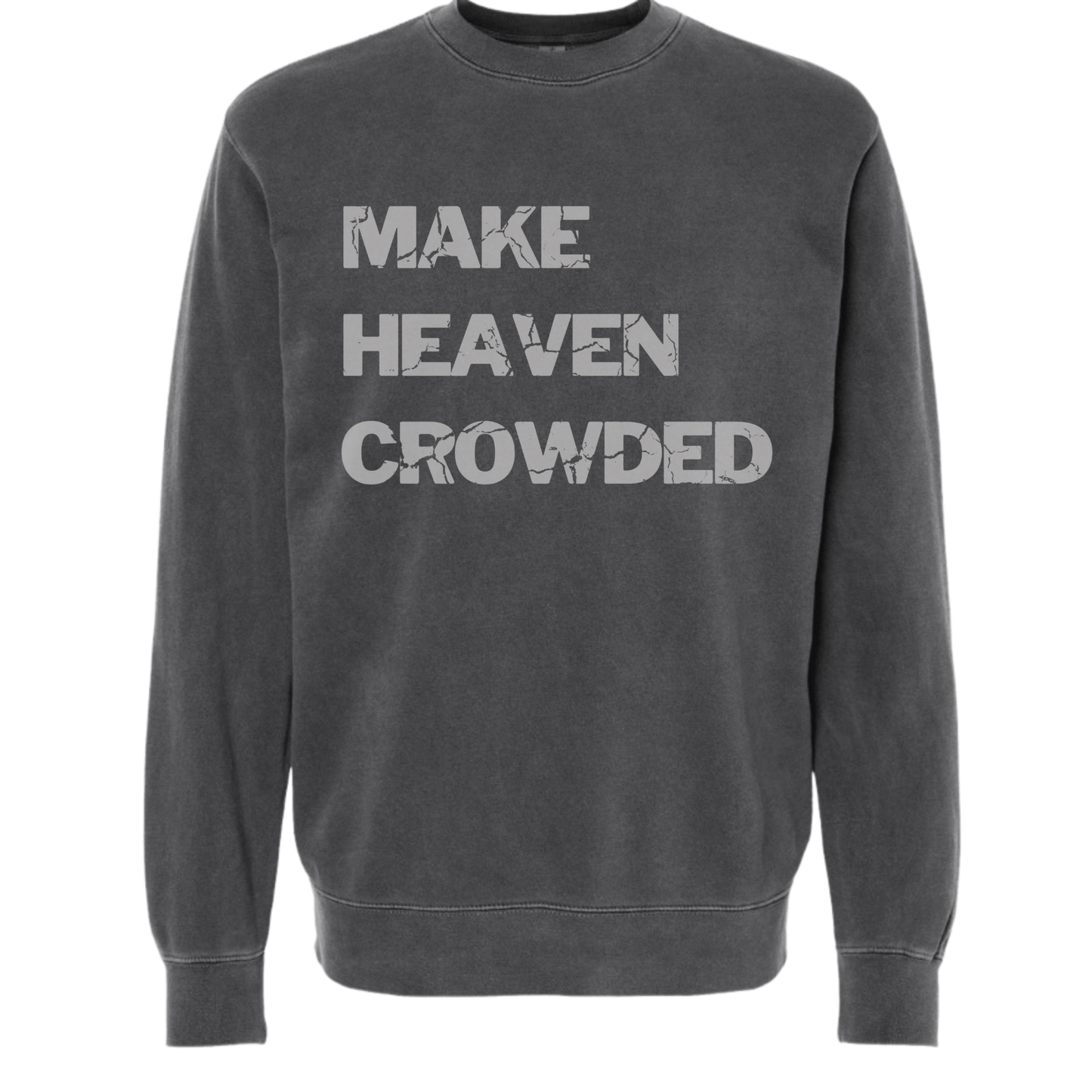 Make Heaven Crowded Ultimate Soft Crewneck Black Pepper