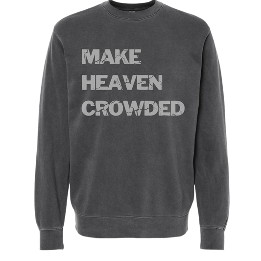 Make Heaven Crowded Ultimate Soft Crewneck Black Pepper