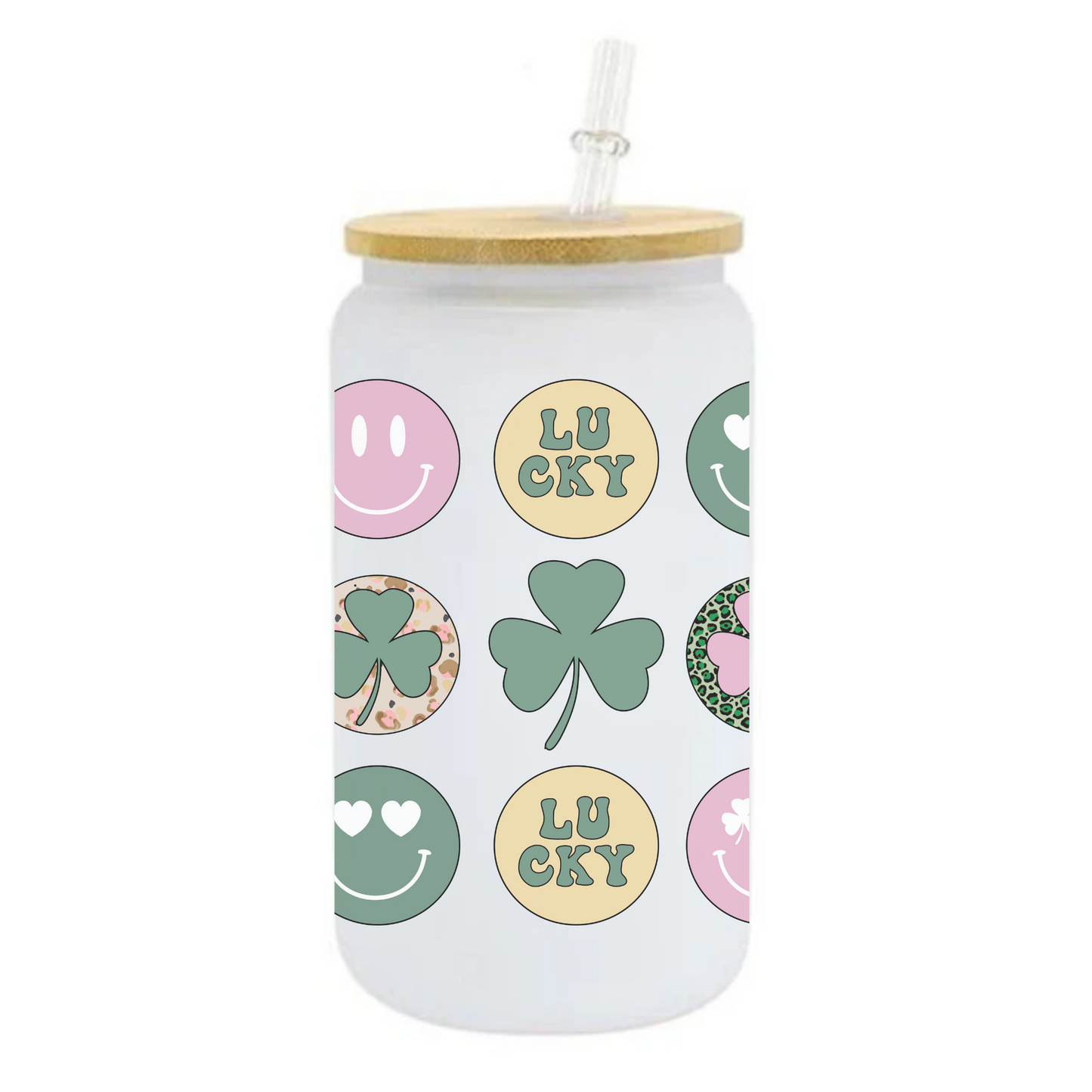 St Patricks day Glass Tumbler