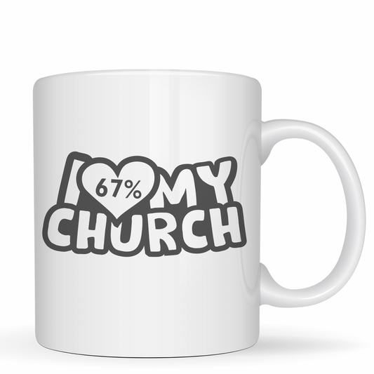 I LOVE MY CHURCH Coffee Mug