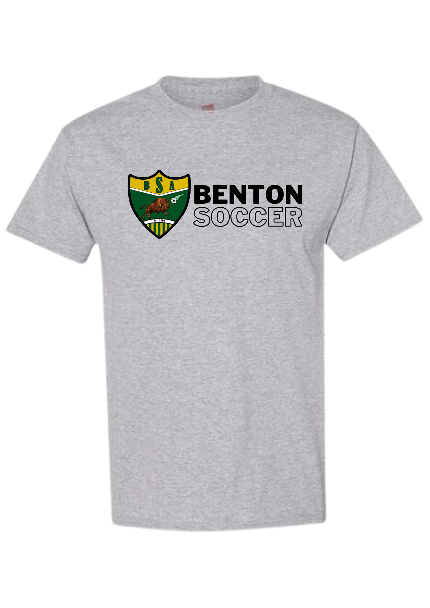 Benton Soccer T-shirt Gray