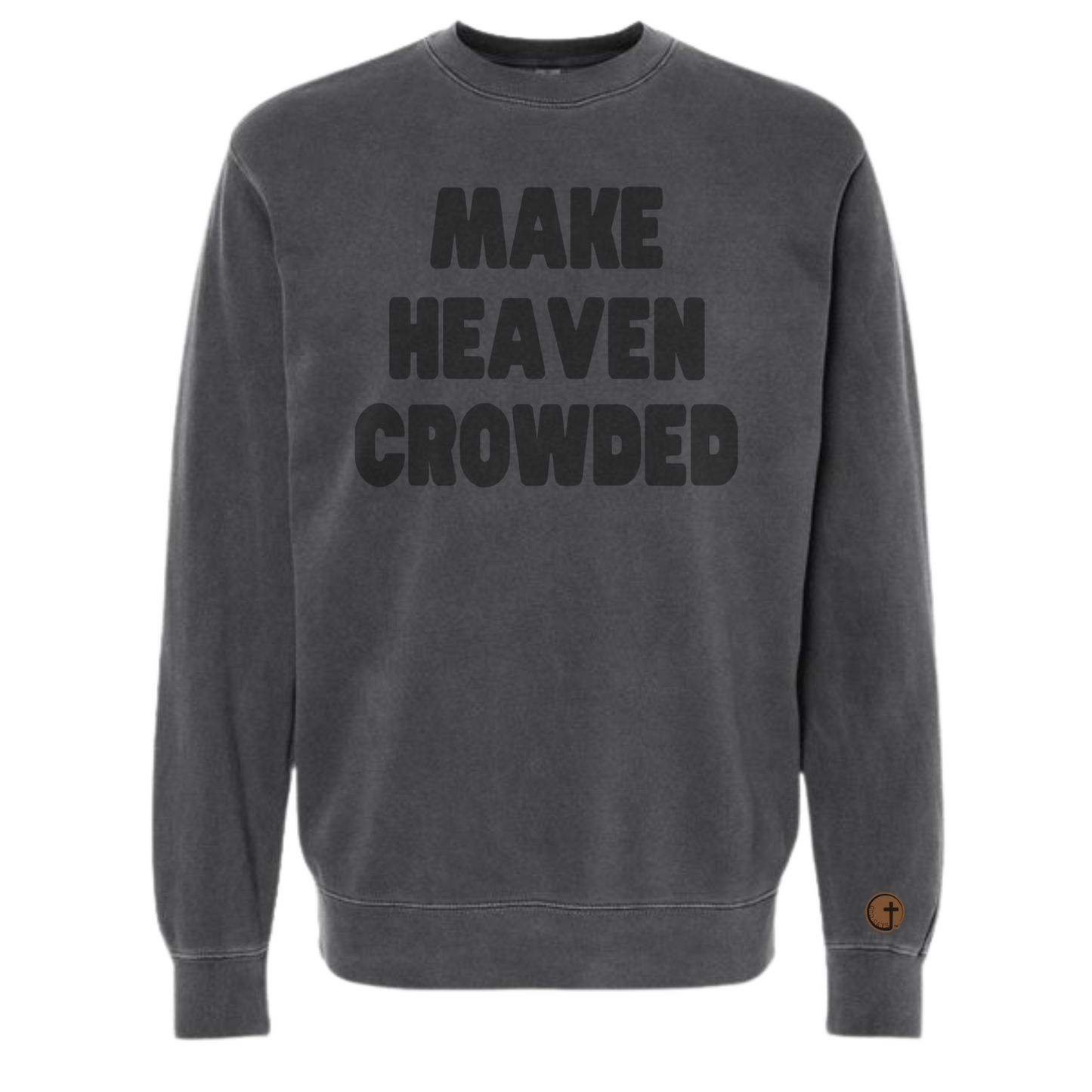 Make Heaven Crowded Ultimate Soft Crewneck Black Pepper