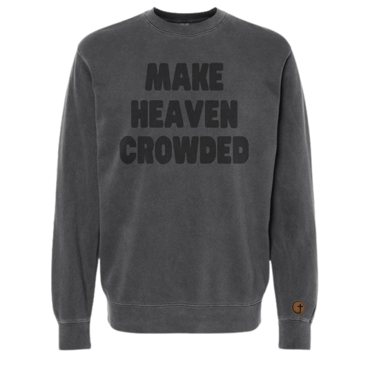 Make Heaven Crowded Ultimate Soft Crewneck Black Pepper